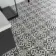 Adlington Black and White Matt Patterned Floor Tiles