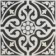Adlington Black and White Matt Patterned Floor Tiles