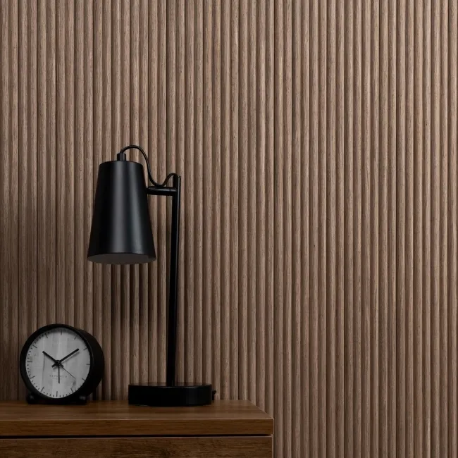 Trepanel Flex® Smoked Oak Flexible Wood Panels 2400x300