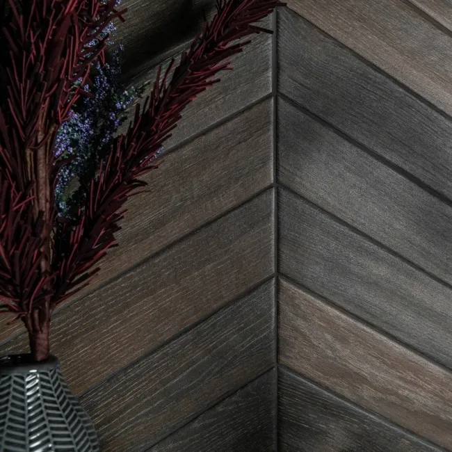 Bonsai Chevron Wood Effect Porcelain Wall Tiles