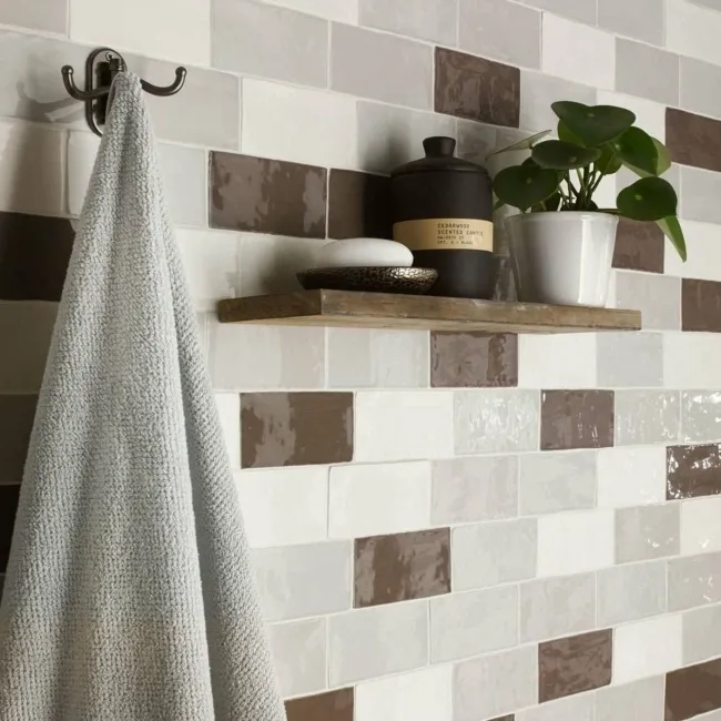 Hazelnut Handcrafted Brown Metro Tiles