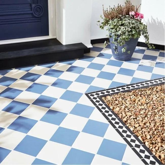 Cava Victorian Bone White Floor Tiles