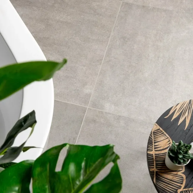 Luna Grey Stone Effect Large Porcelain Floor Tiles