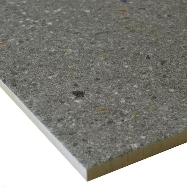 Dollymixx Patina Dark Grey Matt Terrazzo Wall and Floor Tiles