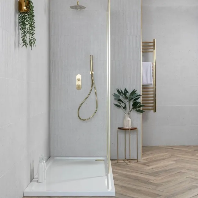 Dover Waves Light Grey Ceramic Stone Effect Wall Tiles