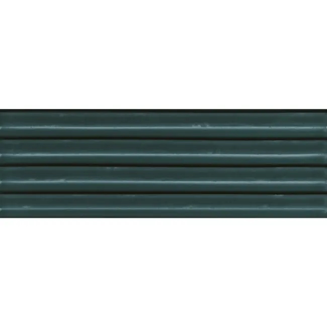Ribbon Ocean Blue Ridged Effect Ceramic Gloss Wall Tiles