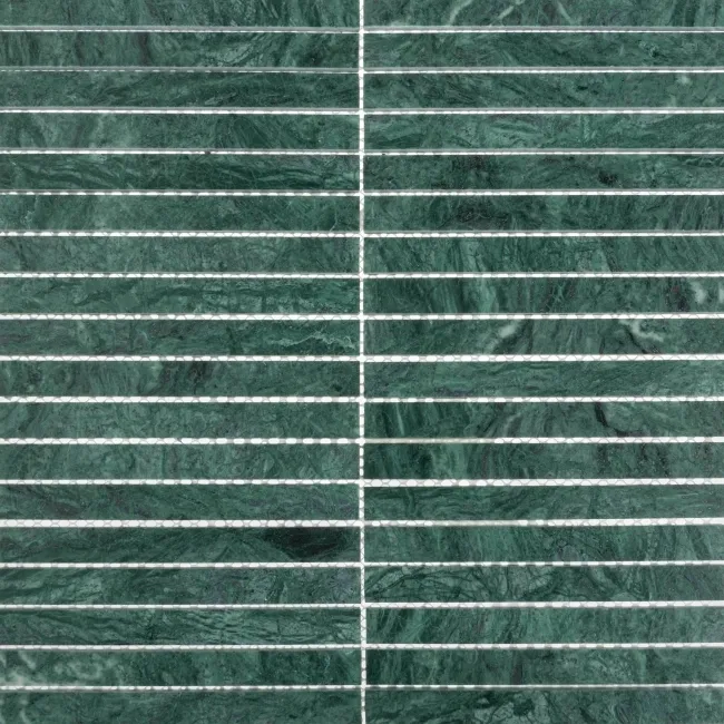 Harlestone Green Honed Marble Kitkat Mosaic Wall And Floor Tiles