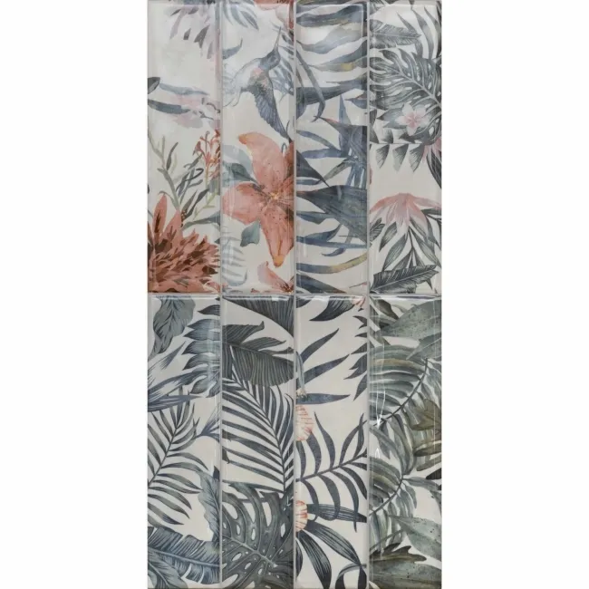 Lazio Multicolour Gloss Patterned Wall Tiles