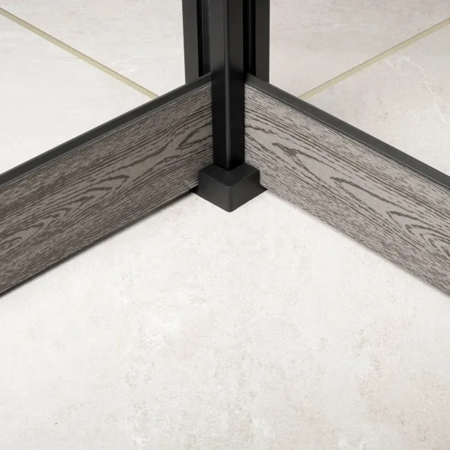 LuxeLine Composite Classic Fence Slats 180cm - Light Grey (Pack of 2)