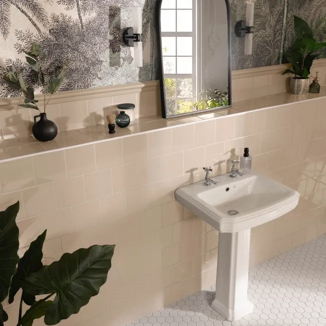 Pick 'n' Mix Macaron Cream Gloss Plain Wall Tiles