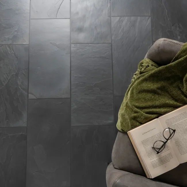 Country Farmhouse Black Slate Tiles