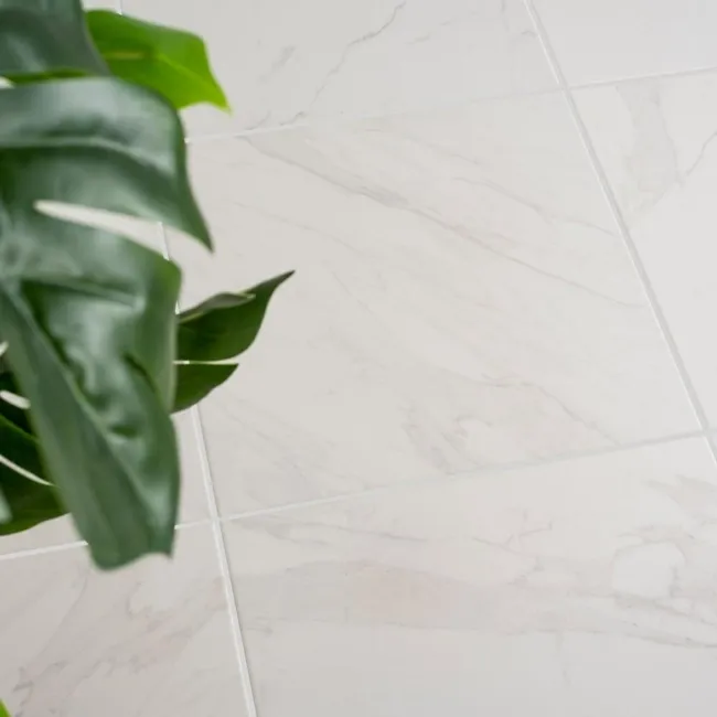 Raffinato White Carrara Marble Effect Ceramic Floor Tiles