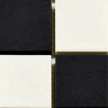Churchill Snow & Midnight Chequer Mosaic Tiles