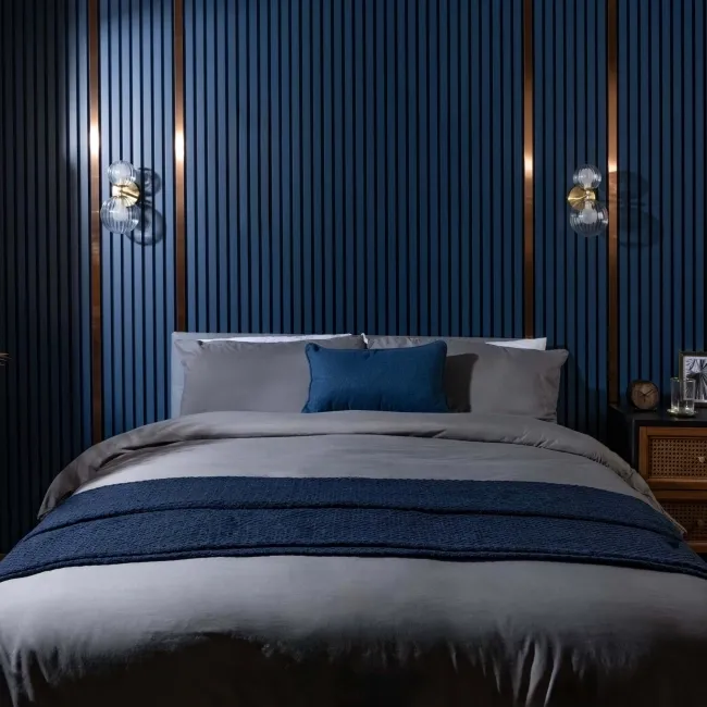 Trepanel® Stainless Steel Brushed Copper Decorative Acoustic Slat Cover