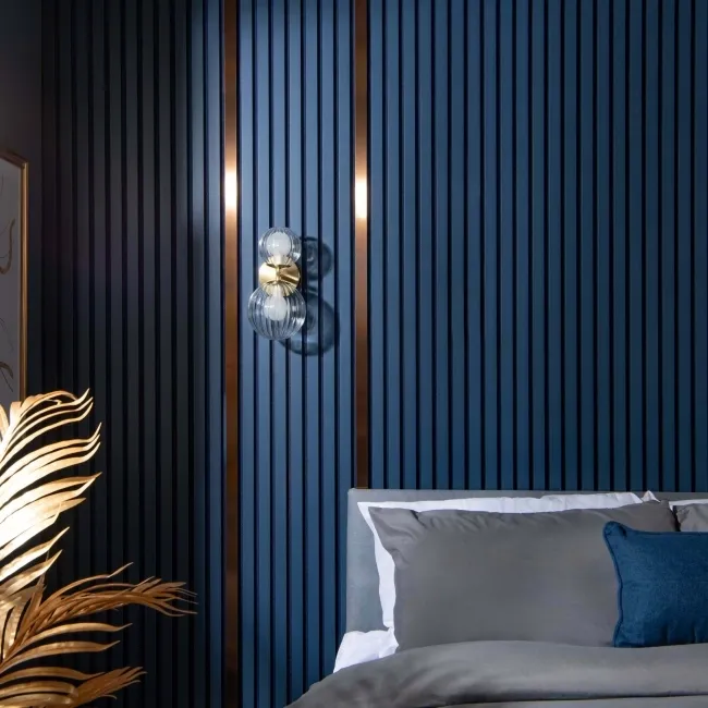 Trepanel® Stainless Steel Brushed Copper Decorative Acoustic Slat Cover