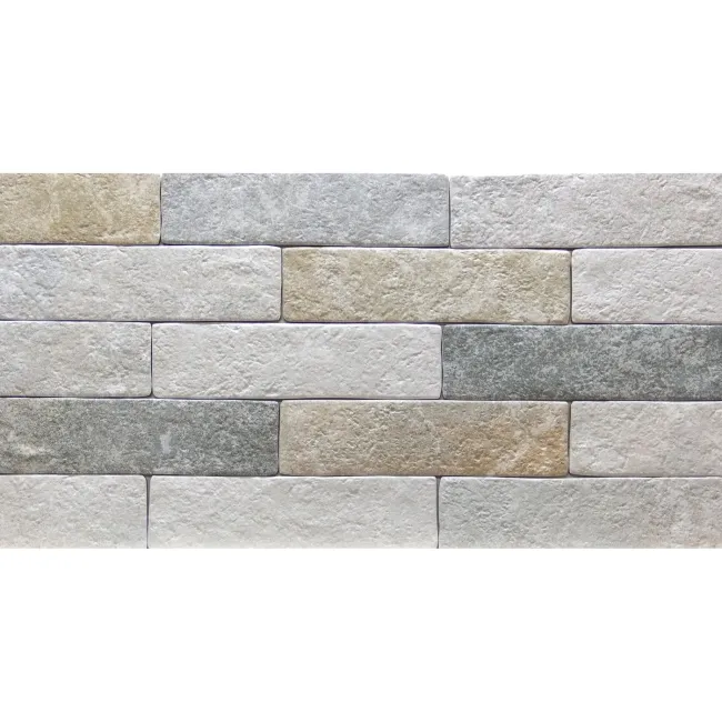 Tuscany Beige Brick Effect Matt Wall and Floor Tiles 235x62