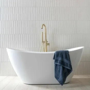Dover Waves Bone Beige Matt Stone Effect Wall Tiles