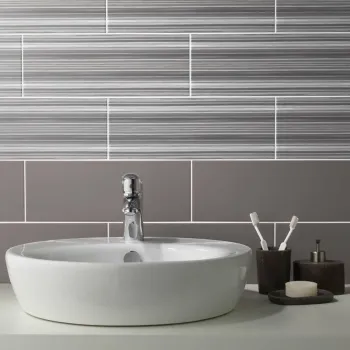 Tones Smoke Grey Matt Brick Tiles