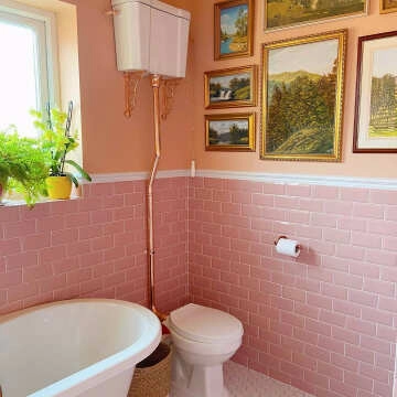 Covent Ceramic Garden Gloss Pink Metro Tiles