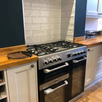 Rustic Gloss White Metro Tiles