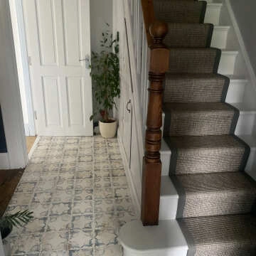 Vecchio Floreale Indigo Vintage Pattern Tiles