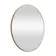 Trepanel Customise® Aluminium Framed Round Mirror Brushed Gold 800mm