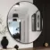 Trepanel Customise® Aluminium Framed Round Mirror Matt Black 1000mm