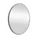 Trepanel Customise® Aluminium Framed Round Mirror Matt Black 1000mm