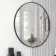 Trepanel Customise® Aluminium Framed Round Mirror Matt Black 800mm