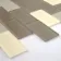 Ligo Glass Mocha Brick Mosaic Tiles