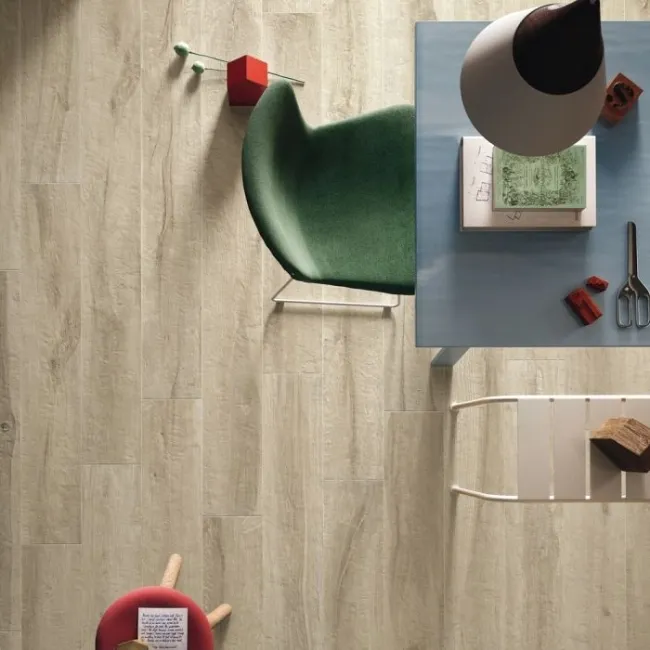 Kora Cream Stone Effect Porcelain Tiles