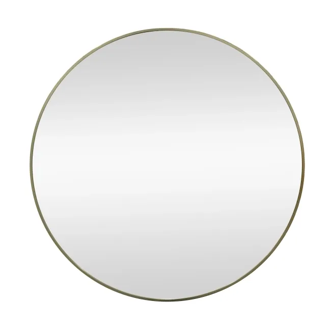 Trepanel Customise® Aluminium Framed Round Mirror Bronze 800mm
