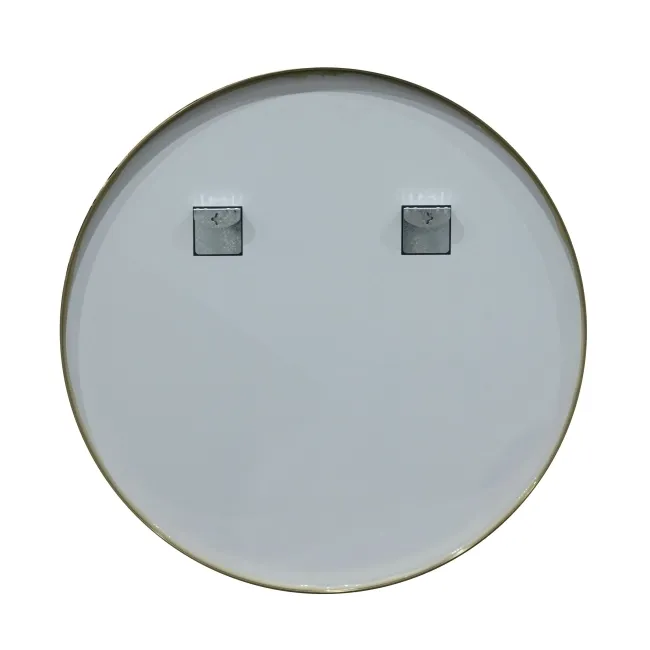 Trepanel Customise® Aluminium Framed Round Mirror Bronze 800mm