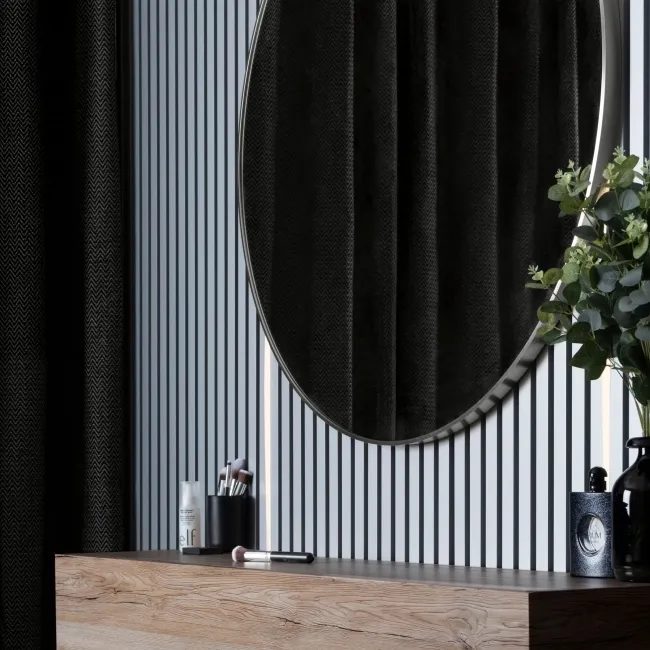 Trepanel Customise® Aluminium Framed Round Mirror Brushed Silver 1000mm