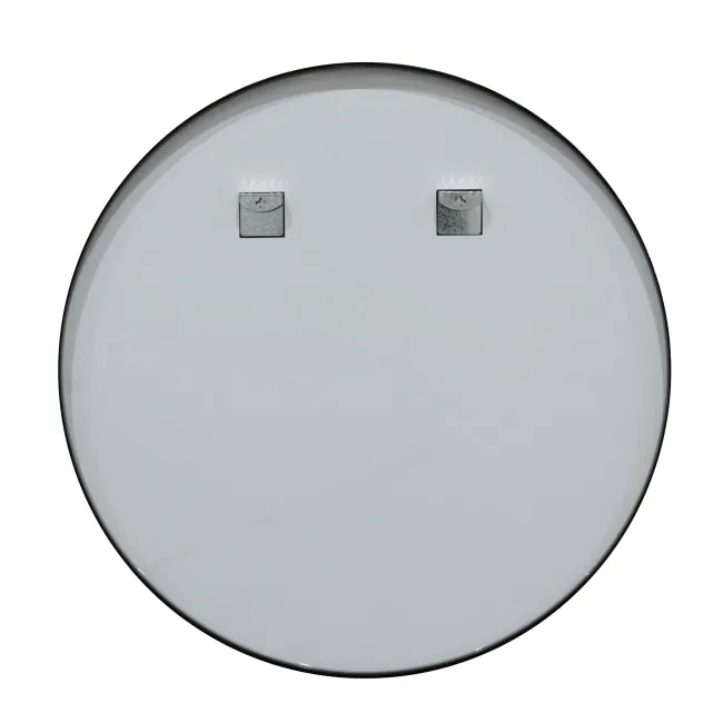 Trepanel Customise® Aluminium Framed Round Mirror Matt Black 800mm