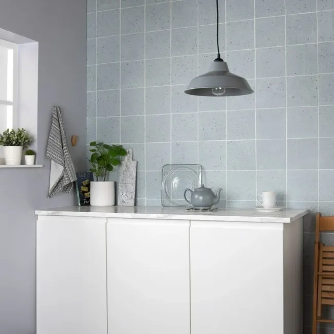 Dollymixx Light Blue Terrazzo Effect Wall Tiles