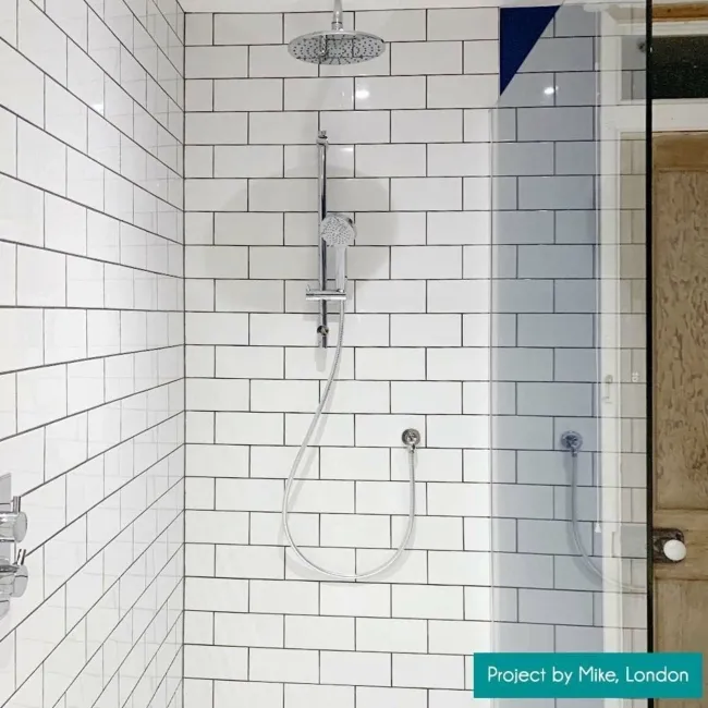 Flat Ceramic Whitechapel Gloss White  Metro Tiles