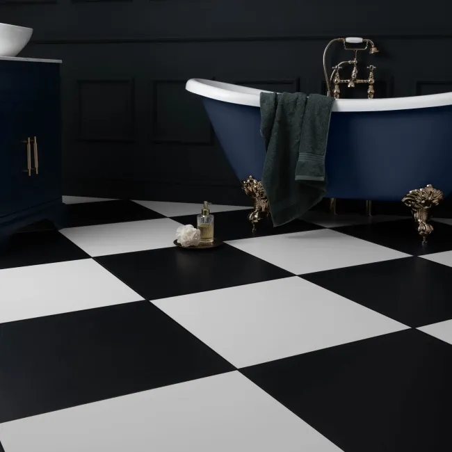 Sorbet Black Matt Plain 598x598 Wall and Floor Tiles