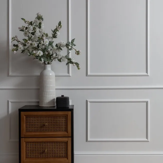 Trepanel Style® Paintable Astragal Moulded PS Wall Beading/Dado