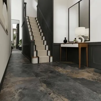 Jai Rustic Natural Black Slate Effect Tiles 1200x600