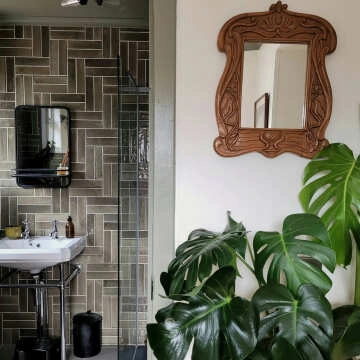 Hope Espresso Wall Gloss Brown Brick Tiles