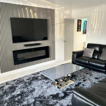 Trepanel® Ash Grey Acoustic Wood Wall Panels