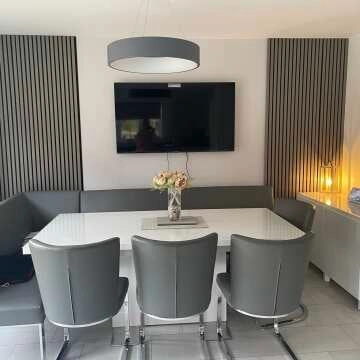 Trepanel® Ash Grey Acoustic Wood Wall Panels