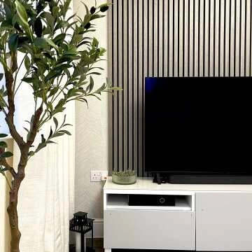 Trepanel® Ash Grey Acoustic Wood Wall Panels