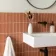 Hamlet Orange Matt Brick Metro Wall and Floor Tiles