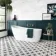 Winslow Black and White Matt Patterned Floor Tiles