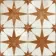 Scintilla Paprika Orange Star Pattern Tiles