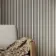 Trepanel Design® Ivory Slate Effect Slat on Black Felt Wall Panels