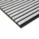 Trepanel Design® White Marble Effect on Black Felt Acoustic Wood Slat Panels
