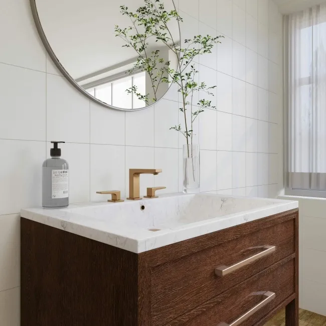 Crystal White Matt 250x200 Ceramic Wall Tiles